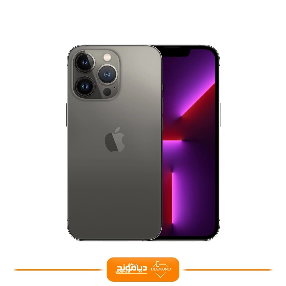 گوشی موبایل اپل مدل iPhone 13 Pro Max LLA تک سیم کارت ظرفیت 256 گیگابایت و 6گیگابایت رم -در حد اکتیو باتری 100 (کارتن لیبل -مدل نامبر M) — تصویر ۵