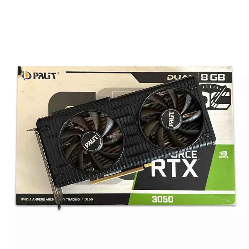 گرافیک Palit RTX 3050 Dual 8G GDDR6 استوک