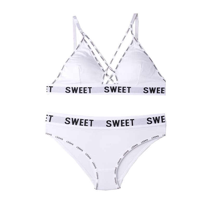 ست نیم تنه و شورت اسپرت جلو ضربدری SWEET — تصویر ۷