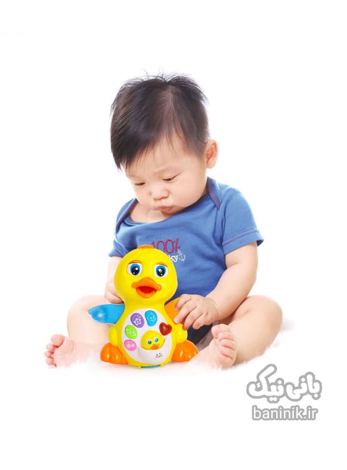 اردک موزیکال هولی تویز Huile Toys Dancing Duck — تصویر ۵