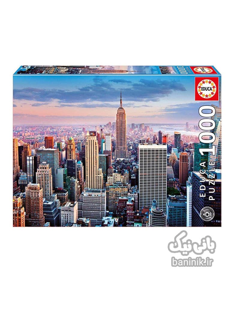 پازل 1000 تکه ادوکا طرح مرکز منهتن Educa Midtown Manhattan Puzzle