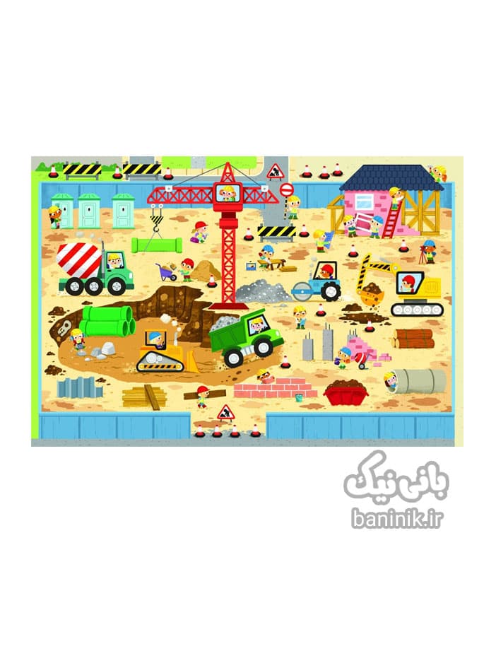 پازل 12 تکه ترفل طرح شهر غول پیکر Trefl Gigantic Town Puzzle — تصویر ۲