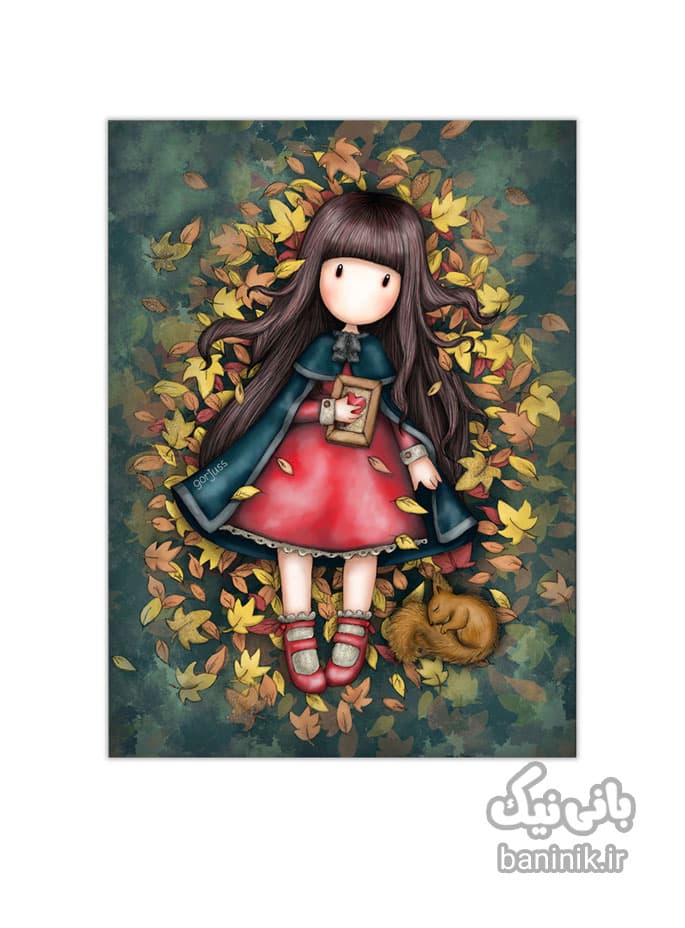 پازل 1000 تکه ادوکا طرح برگ های پاییز و دختر بچه Educa Puzzle — تصویر ۲