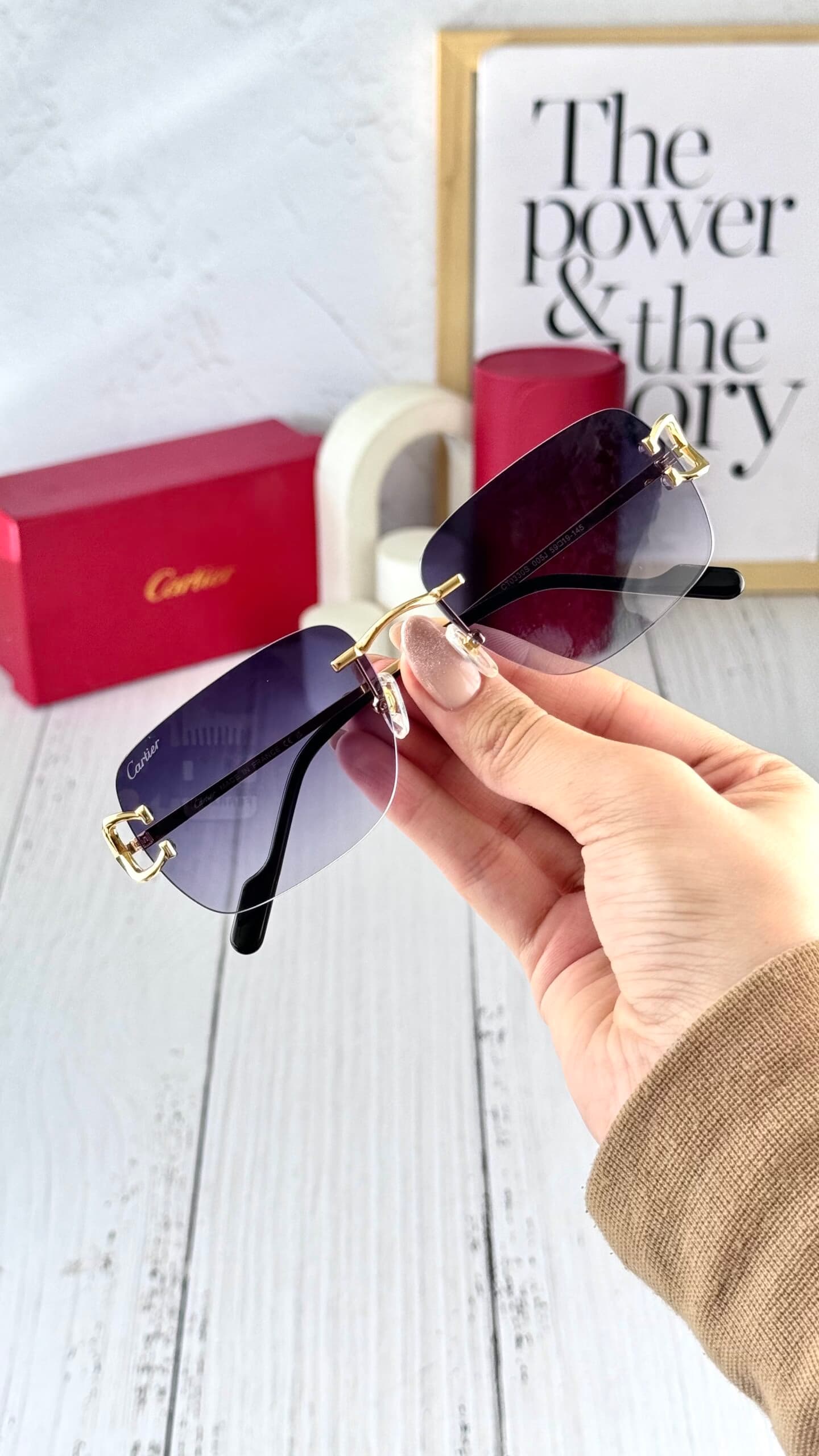 عینک آفتابی زنانه کارتیر مدل CARTIER CT0330S — تصویر ۷