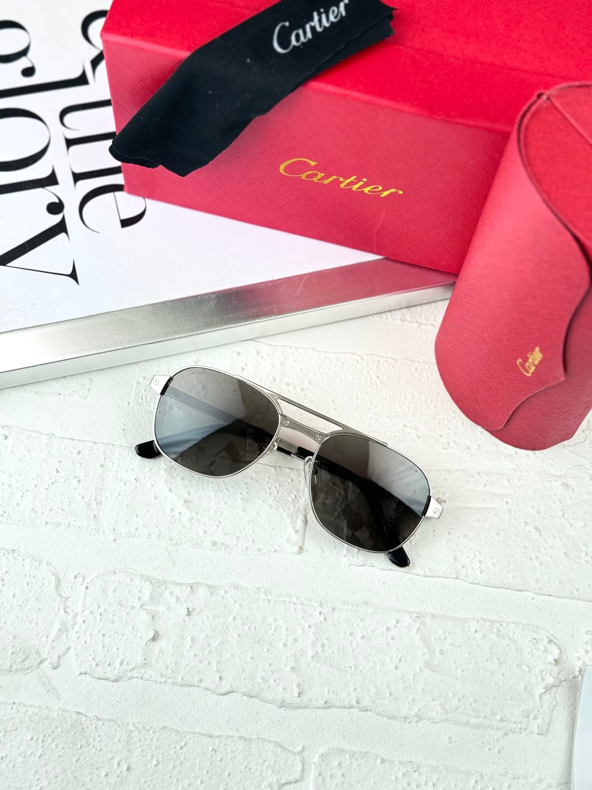 عینک افتابی مردانه کارتیر مدل CARTIER CT0663-S — تصویر ۴