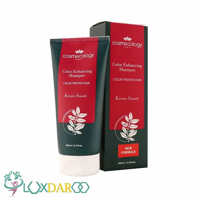 شامپو کراتینه تثبیت کننده رنگ مو کاسمکولوژی