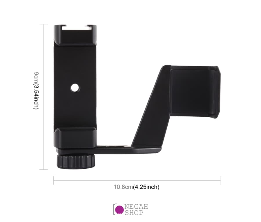 سهپایه نگهدارنده گوشی موبایل و Osmo Pocket Puluz PKT45 — تصویر ۴