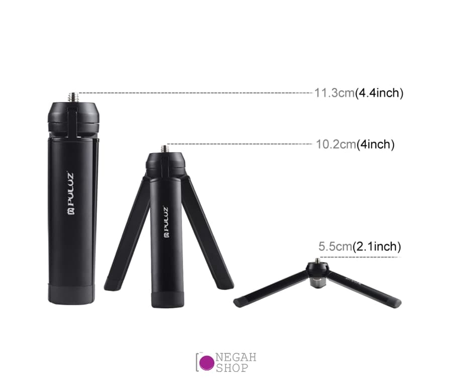 سهپایه نگهدارنده گوشی موبایل و Osmo Pocket Puluz PKT45 — تصویر ۵