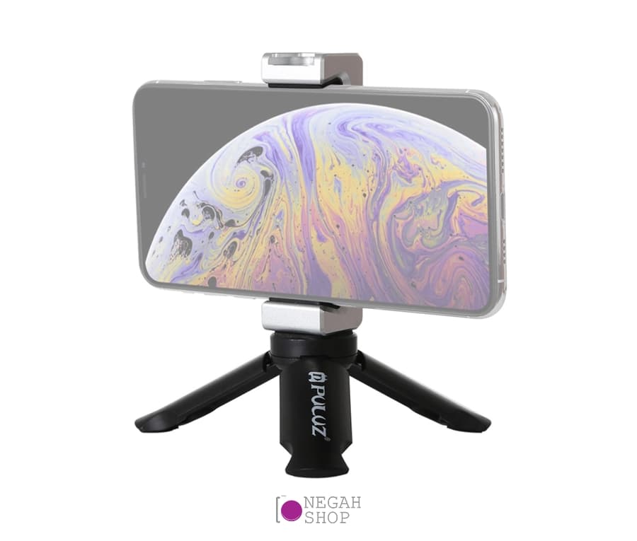سهپایه نگهدارنده گوشی موبایل Puluz PKT42 با کلدشو — تصویر ۸