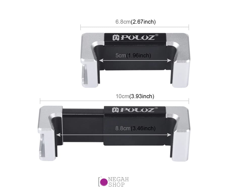 سهپایه نگهدارنده گوشی موبایل Puluz PKT42 با کلدشو — تصویر ۶