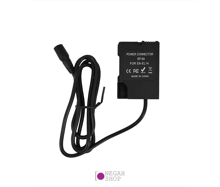 آداپتور برق مستقیم دوربین نیکون EN-EL14 To USB — تصویر ۳