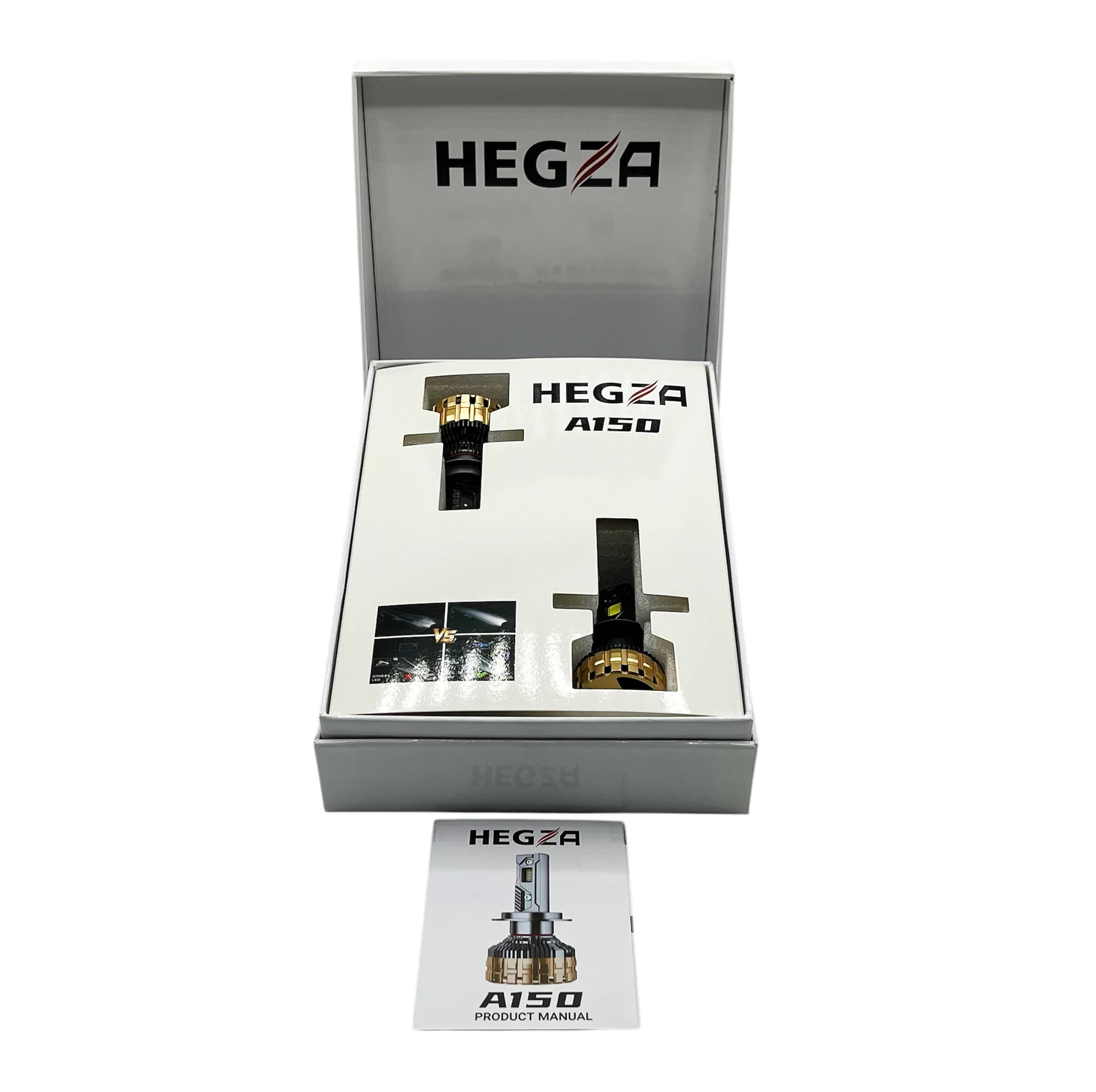 هدلایت لامپ خودرو مدل HEGZA A150 پایه H1 بسته دو عددی — تصویر ۴