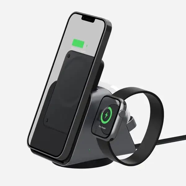 شارژر وایرلس و پاور بانک 5000 هزار سه کاره لولو مدل Levelo TERRA 3 in 1 Wireless Charging with Portable Power Bank — تصویر ۲