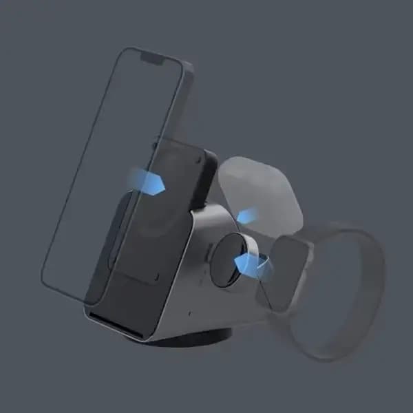 شارژر وایرلس و پاور بانک 5000 هزار سه کاره لولو مدل Levelo TERRA 3 in 1 Wireless Charging with Portable Power Bank — تصویر ۸
