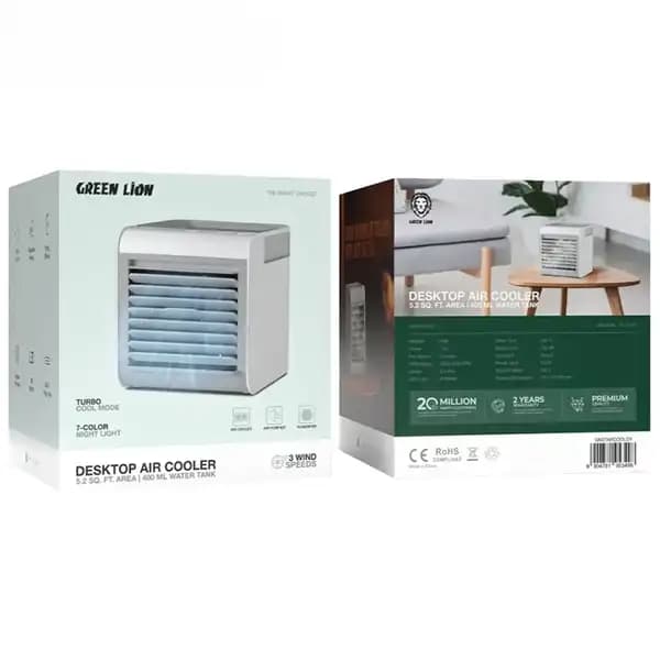 کولر آبی رومیزی گرین لاین مدل Green Lion Desktop Air Cooler 400mL — تصویر ۷
