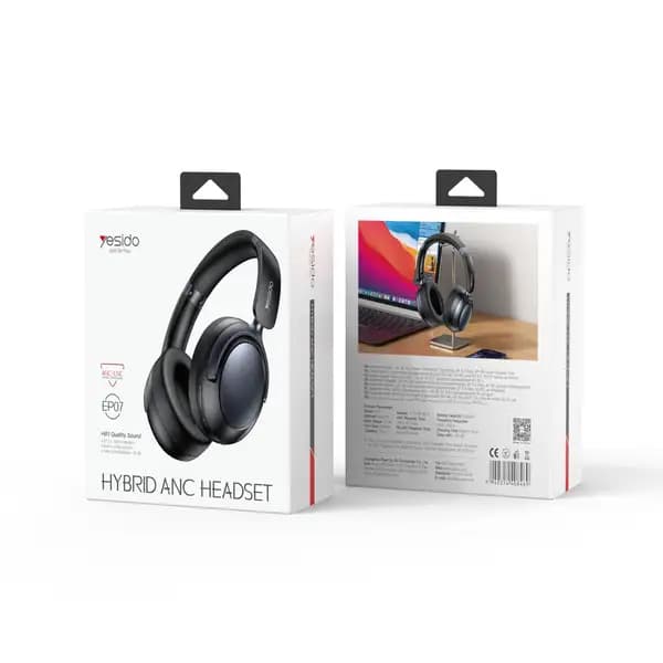 هدست بلوتوثی یسیدو مدل YESIDO EP07 Hybrid ANC+ENC Noise Cancellation — تصویر ۵