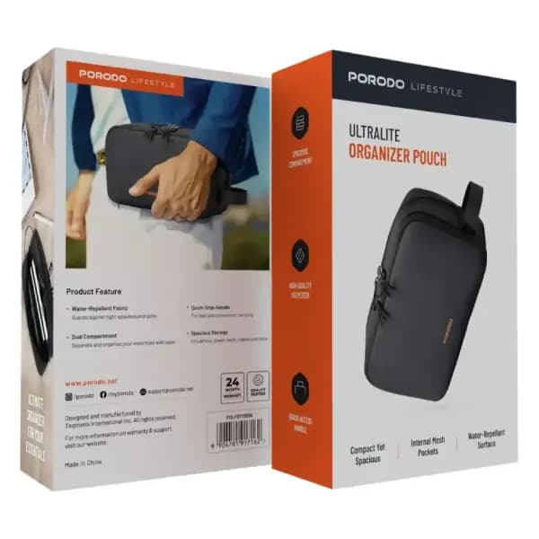 کیف نظمدهنده سبک پرودو مدل Porodo Lifestyle Ultralite Organizer Pouch — تصویر ۷