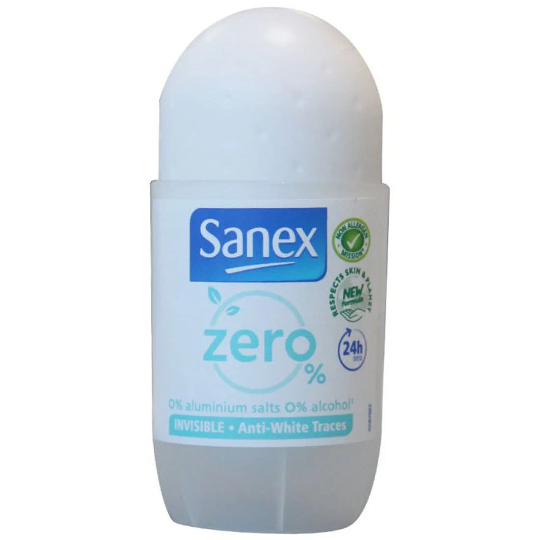 مام رول ضدتعریق سانکس Sanex مدل Zero invisible حجم 50 میلی لیتر