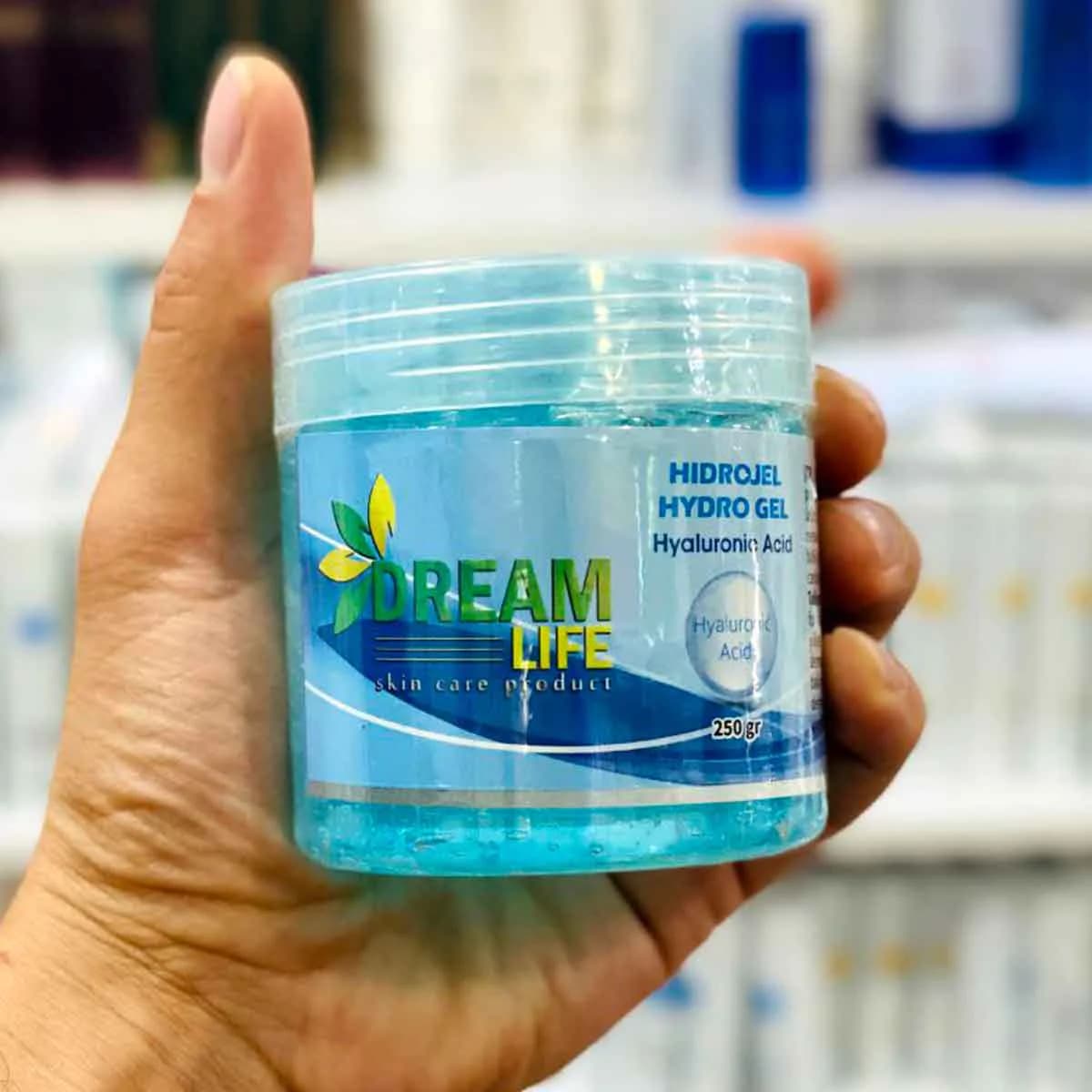 ژل هیدرودرمی هیالورونیک اسید دریم لایف DREAM LIF حجم 250 گرم — تصویر ۳