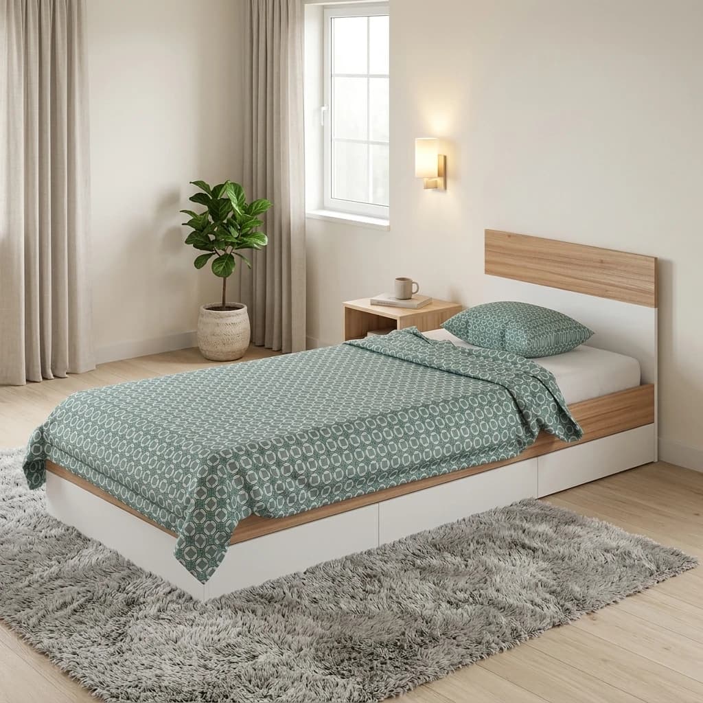 تخت خواب یک نفره اسپرت مدل پندار مبلمان فرنا مدل 1143680 — تصویر ۲