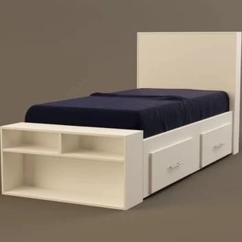تخت خواب شیک با رنگبندی مختلف به قیمت تولیدی مبلمان فرنا مدل 1143639