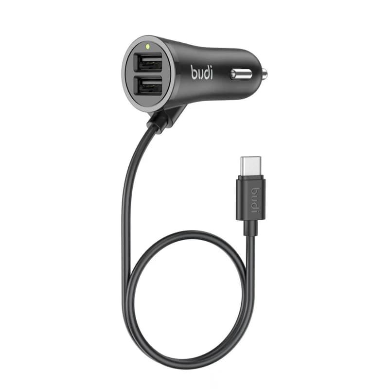 شارژر فندکی 17 وات بودی مدل CC068TB1 به همراه کابل USB-C
