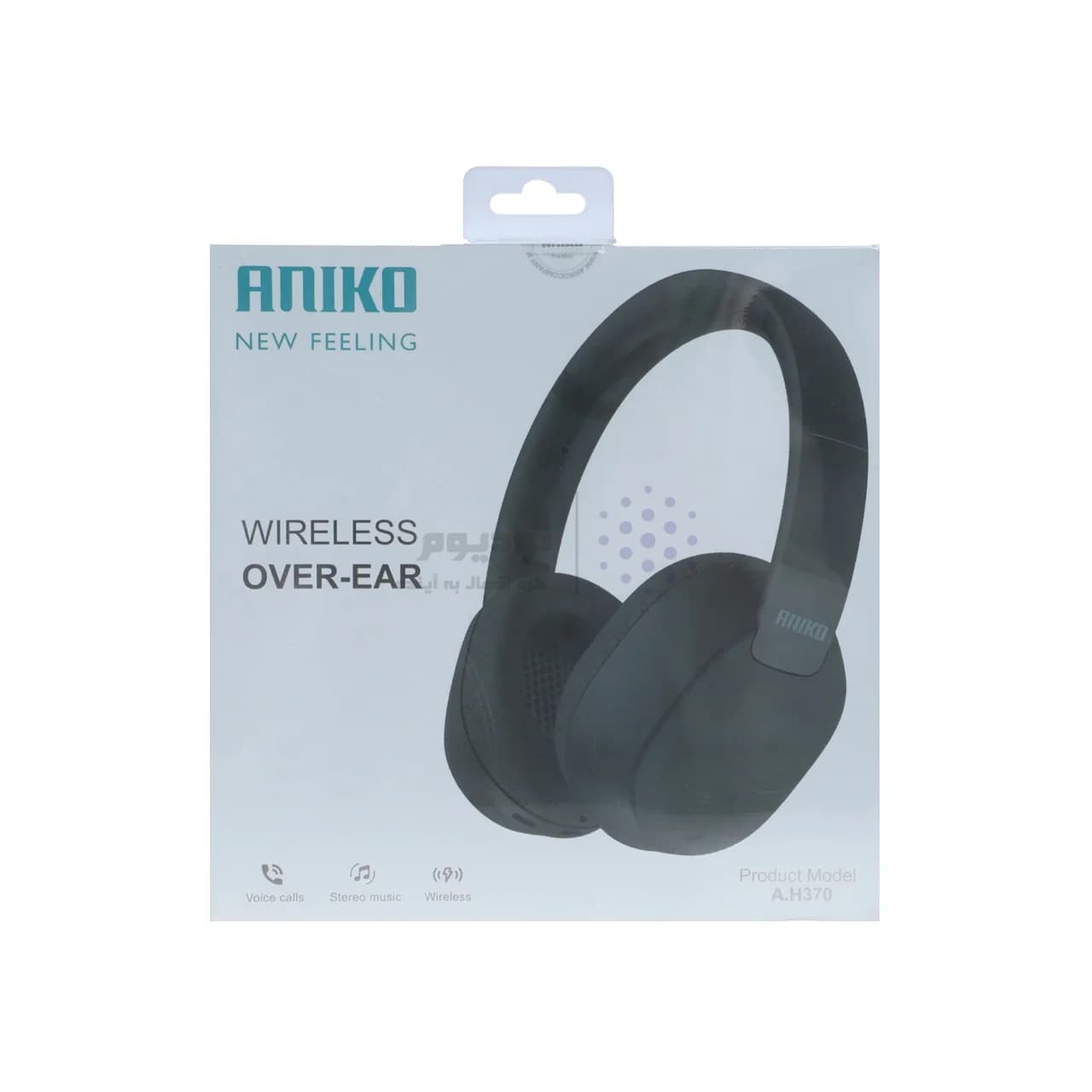 هدفون بی سیم Aniko مدل A.H370 – مشکی – RYL — تصویر ۹