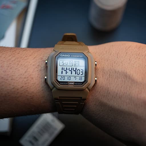 ساعت مچی کاسیو جنرال W-800H-5A — تصویر ۵