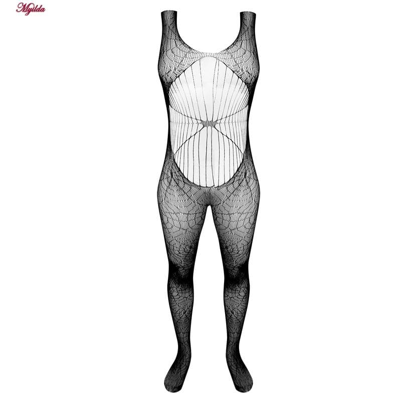 سرهمی فانتزی مدل فیشنت تار عنکبوتی کد 4855-7106 رنگ مشکی — تصویر ۲