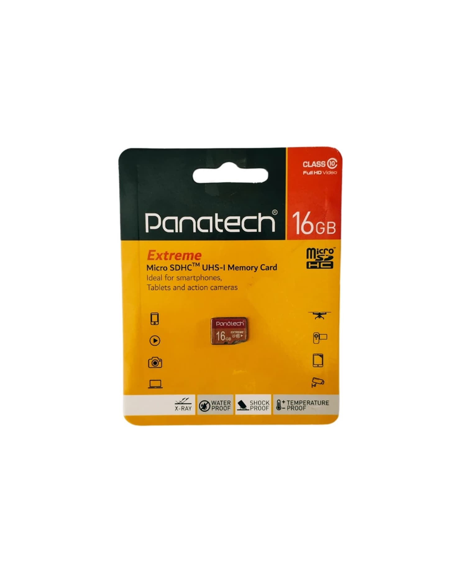 کارت حافظه microSDHC UHS-1 پاناتک ظرفیت 16 گیگابایت