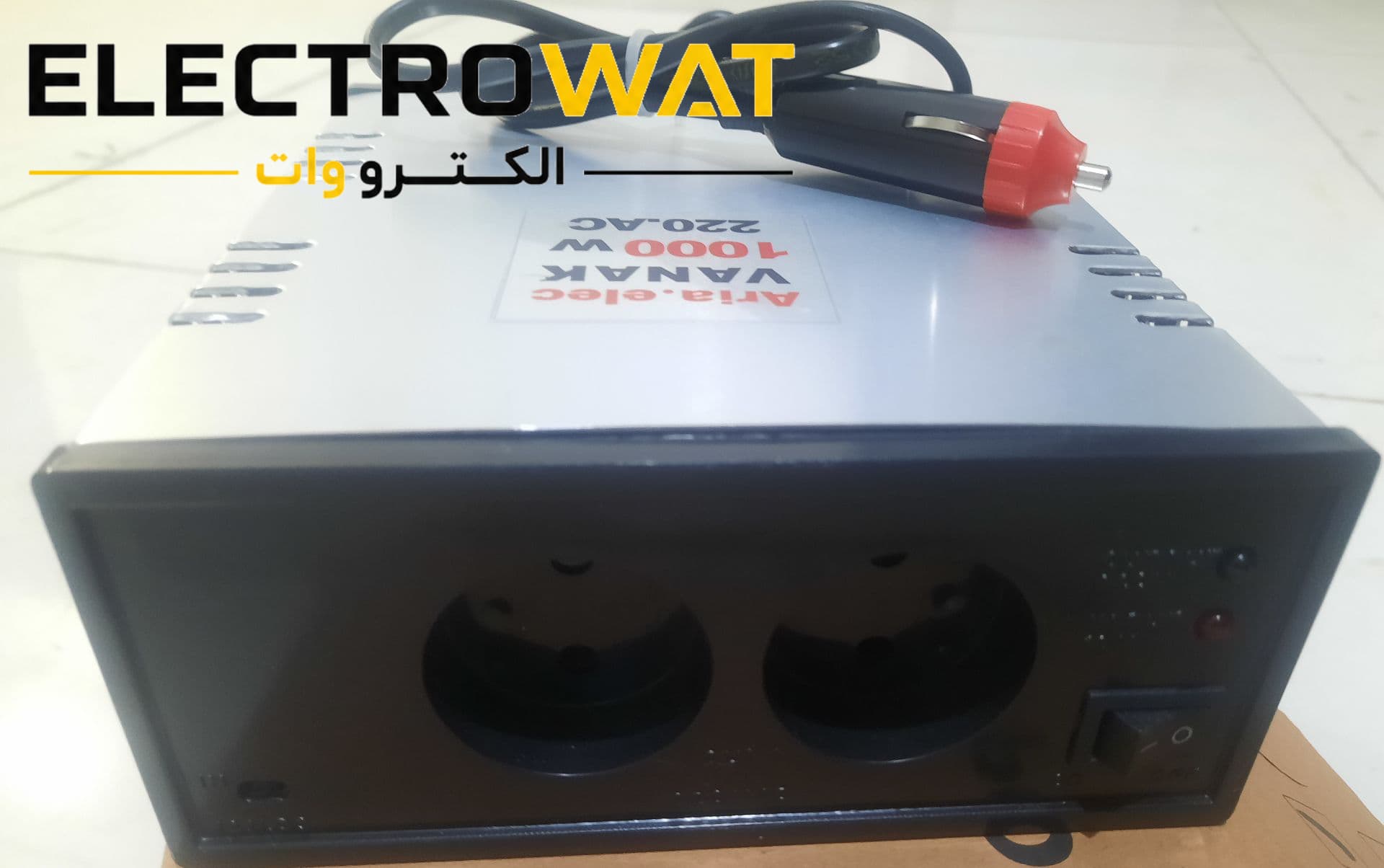 اینورتر 24 به 220 ولت 1000 وات ونک الکترونیک گارانتی یکساله — تصویر ۳