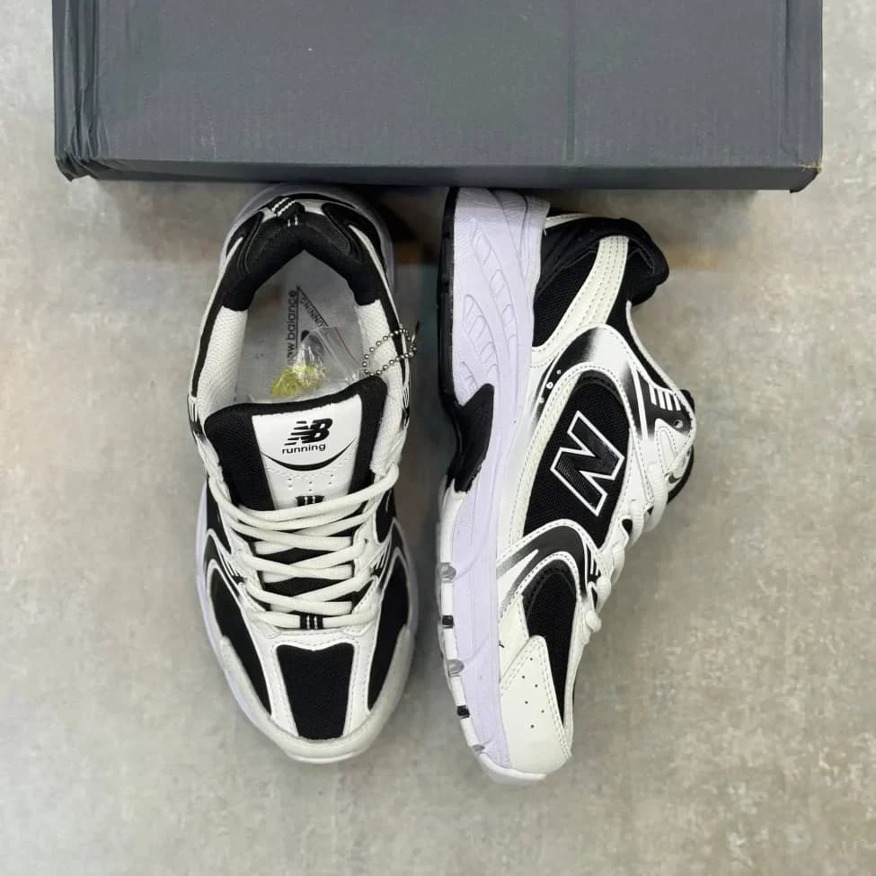 کفش نیوبالانس 530 سفید مشکی مستر کوالیتی | New Balance 530 — تصویر ۴