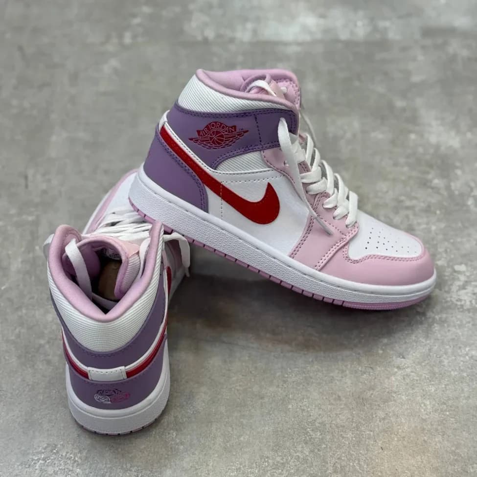 کفش جردن وان ساقدار صورتی مستر کوالیتی | Air Jordan 1 High Pink — تصویر ۳