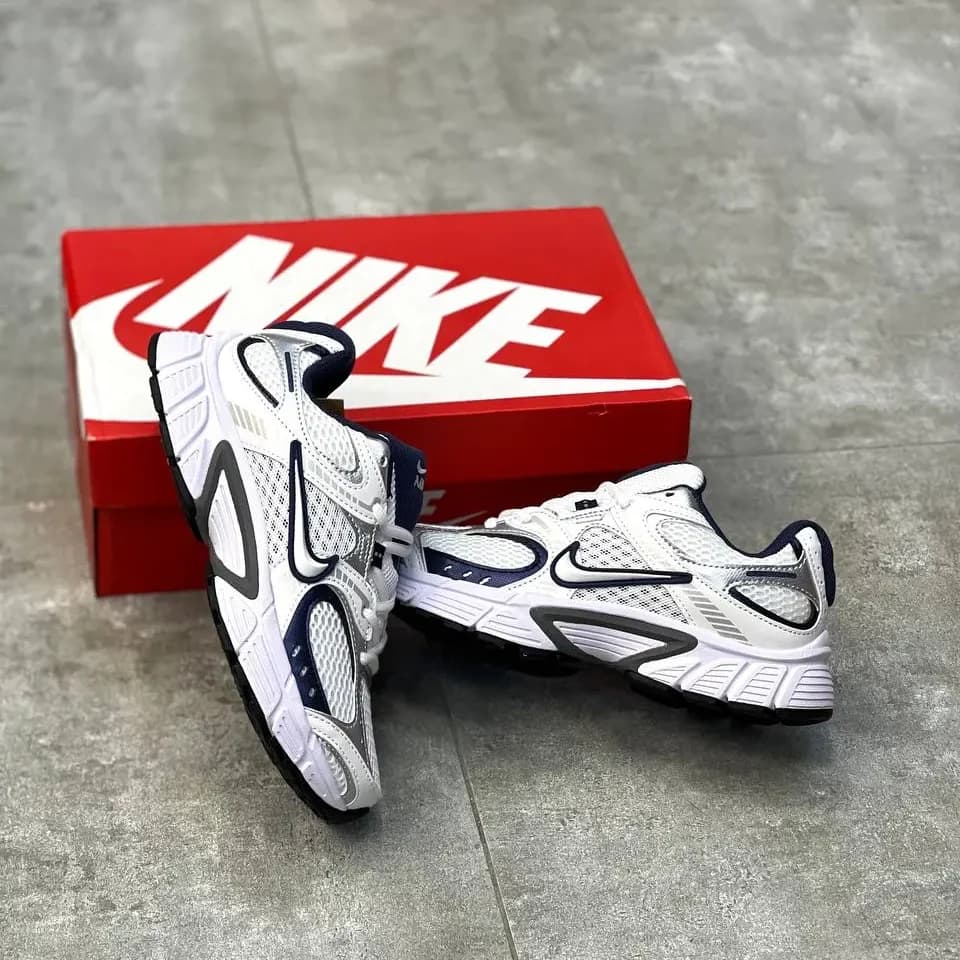 کفش نایک V5K سفید سرمهای مستر کوالیتی وارداتی | Nike V5K White Dark Blue Master Quality — تصویر ۲