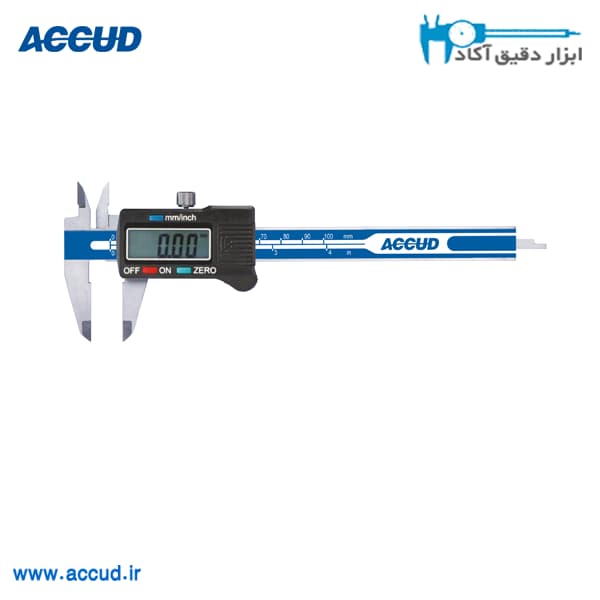 کولیس دیجیتال 10 سانتی متر Accud (اکود با گارانتی شرکتی) مدل 114-004-11