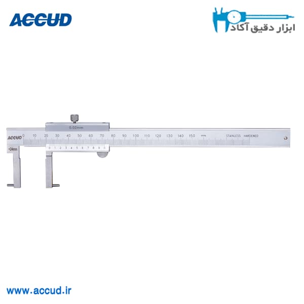 کولیس داخل سنج ورنیه 15 سانتی متر Accud (اکود با گارانتی شرکتی) مدل 146-006-11
