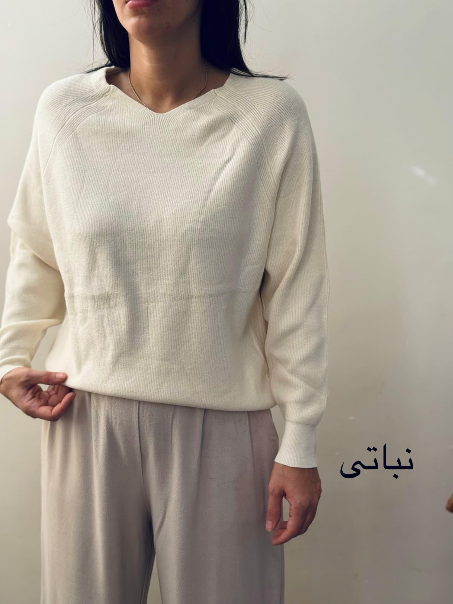 بلوز یقه گرد | فریسایز | 6 رنگ متنوع — تصویر ۲