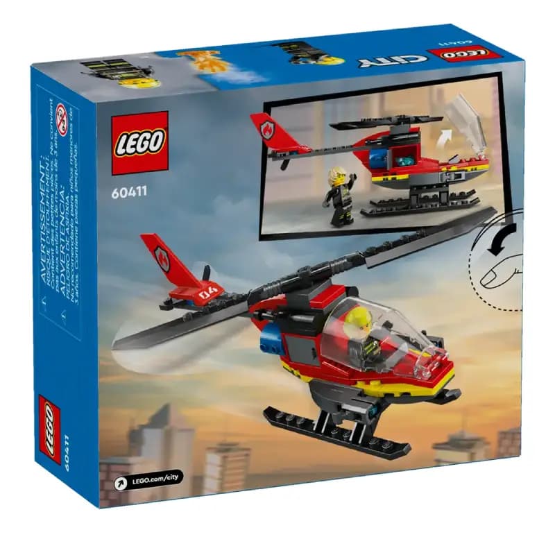 لگو Fire Rescue Helicopter سری سیتی کد 60411 — تصویر ۶