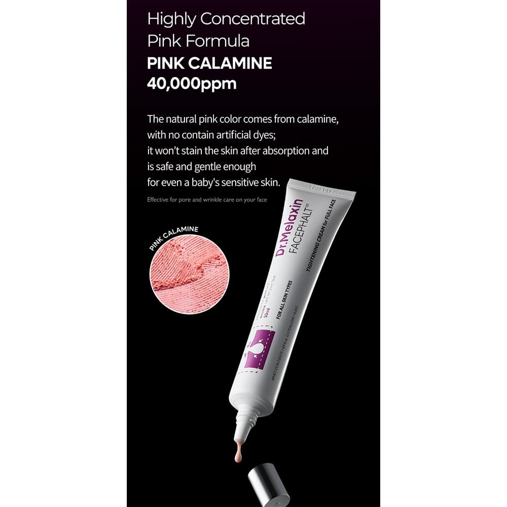 کرم سفت کننده صورت و منافذ فیسفالت دکتر ملاکسین Dr.Melaxin Facephalt Tightening Cream مناسب برای انواع پوست ها حجم 50 میلی لیتر — تصویر ۳