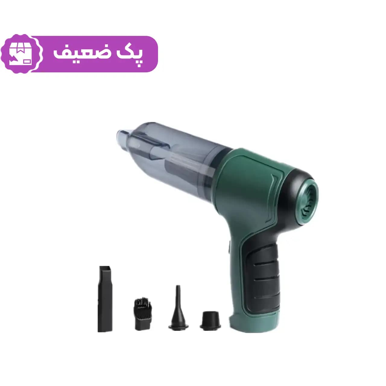 جارو شارژی و دمنده مدل JB-107 – سبز (پک ضعیف)