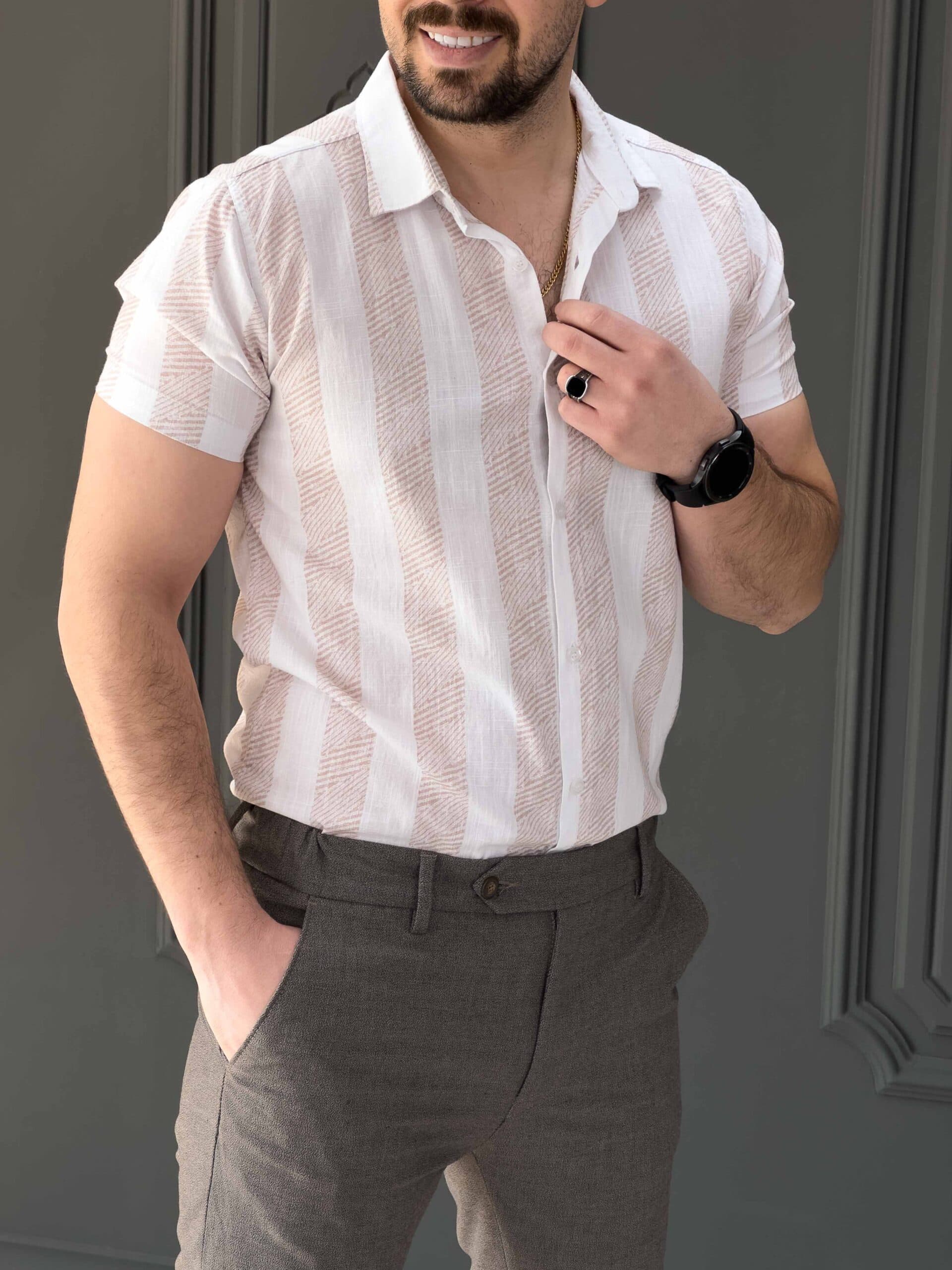 پیراهن 041514 هاوایی Bershka — تصویر ۲