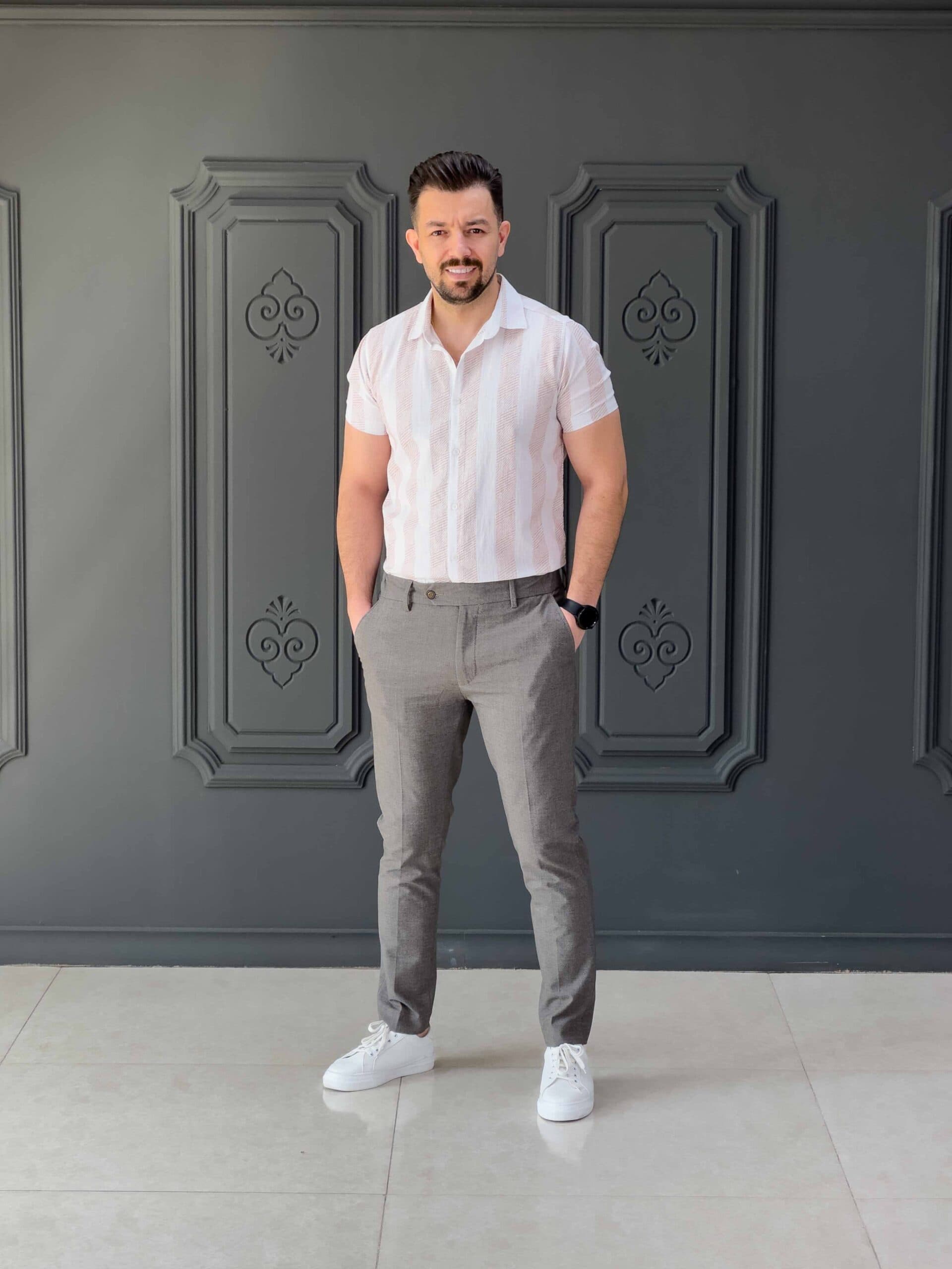 پیراهن 041514 هاوایی Bershka — تصویر ۴