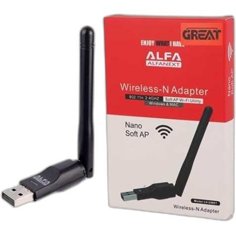 دانگل WiFi آلفا مدل LV-UW07 کد B21013