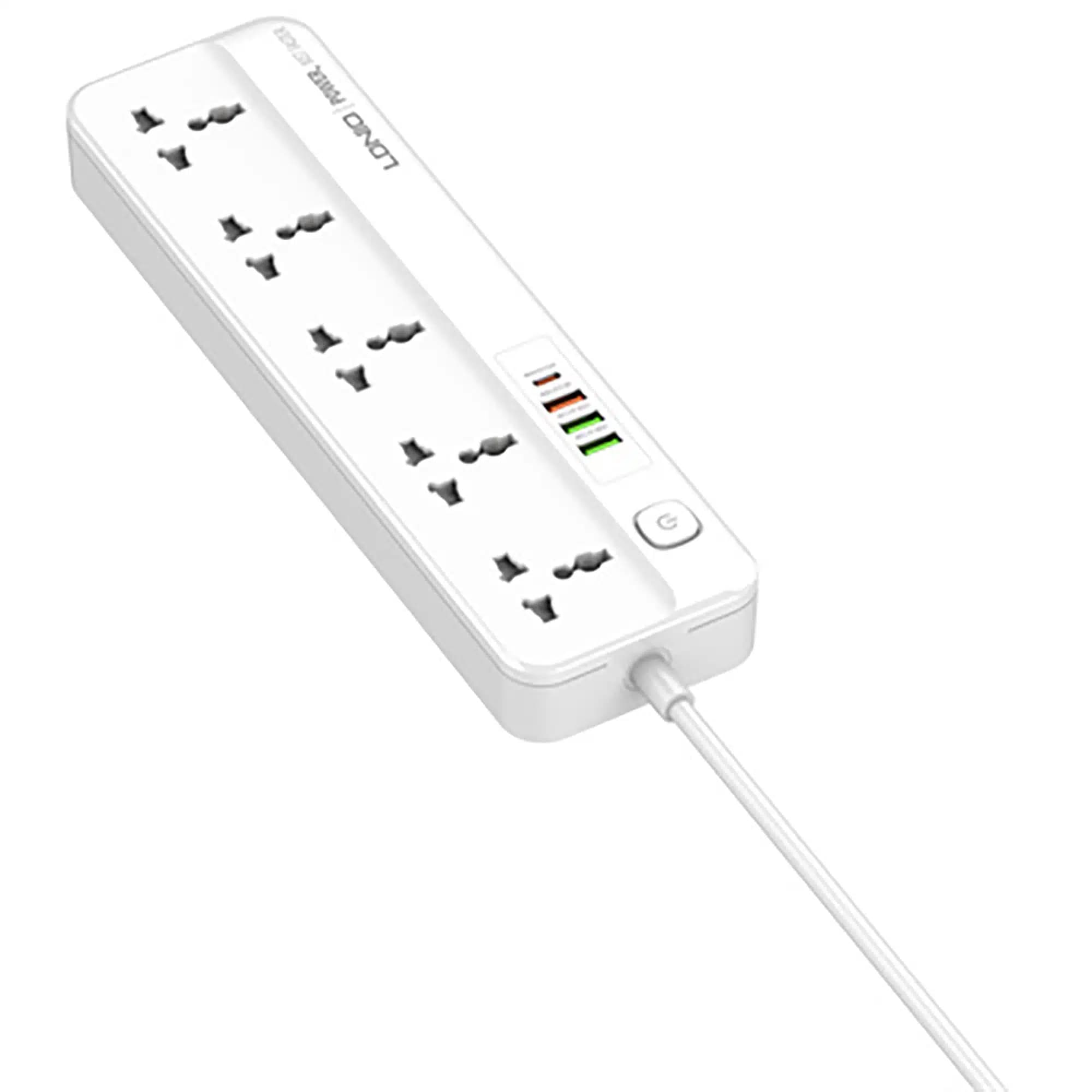 چندراهی برقی و شارژر الدینیو مدل LDNIO Power Strip SC5415 — تصویر ۳