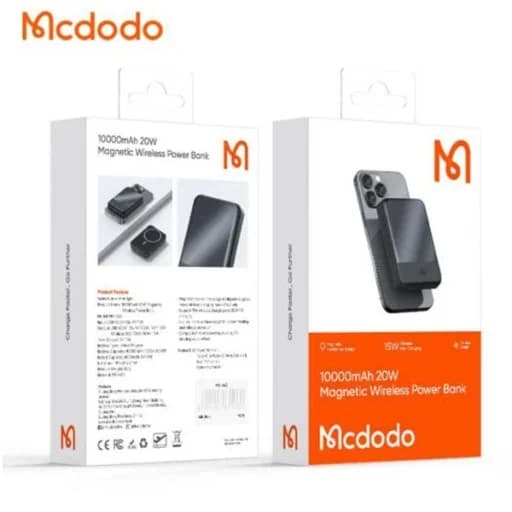 پاوربانک بیسیم 20 وات مک دودو مدل MC-426 ظرفیت 10000 میلیآمپر ساعت — تصویر ۲