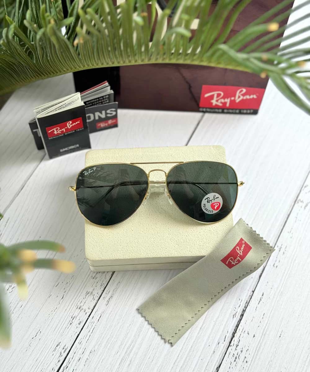 عینک آفتابی اسپرت ریبن خلبانی پلاریزه مدل RayBan RB3026 Polarized — تصویر ۵