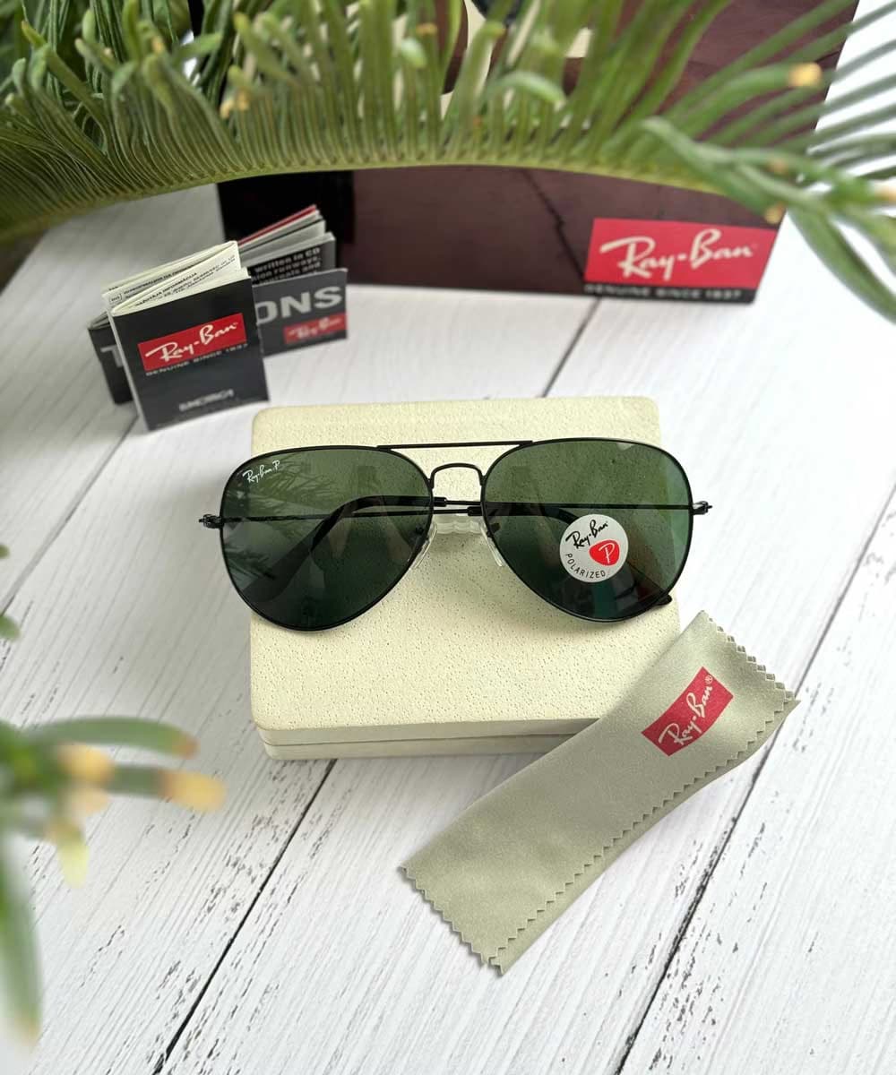 عینک آفتابی اسپرت ریبن خلبانی پلاریزه مدل RayBan RB3026 Polarized — تصویر ۶