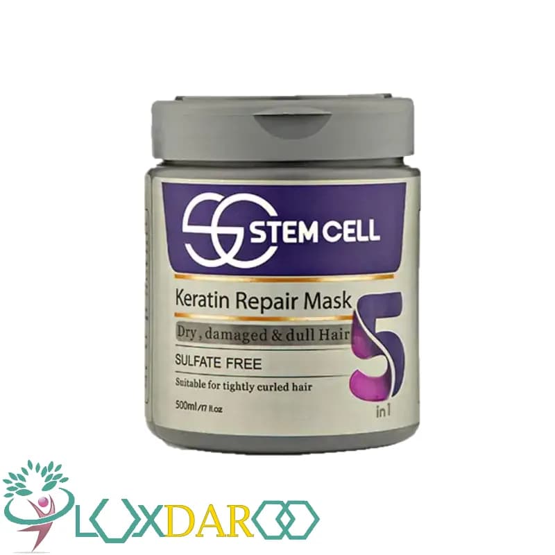 ماسک مو موهای خشک و آسیب دیده 1*5 استم سل