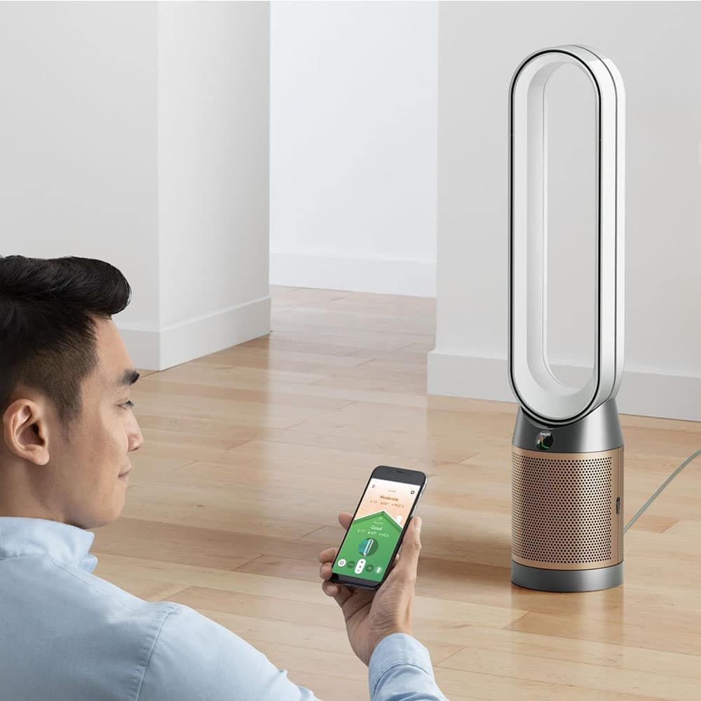 دستگاه تصفیه هوا دایسون Dyson Purifier Cool PC2 De-NOx TP12 رنگ سفید / طلایی — تصویر ۴