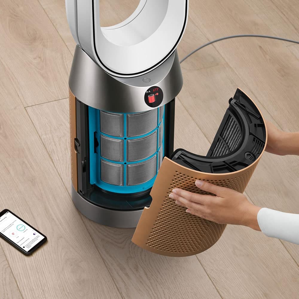 دستگاه تصفیه هوا دایسون Dyson Purifier Cool PC2 De-NOx TP12 رنگ سفید / طلایی — تصویر ۳